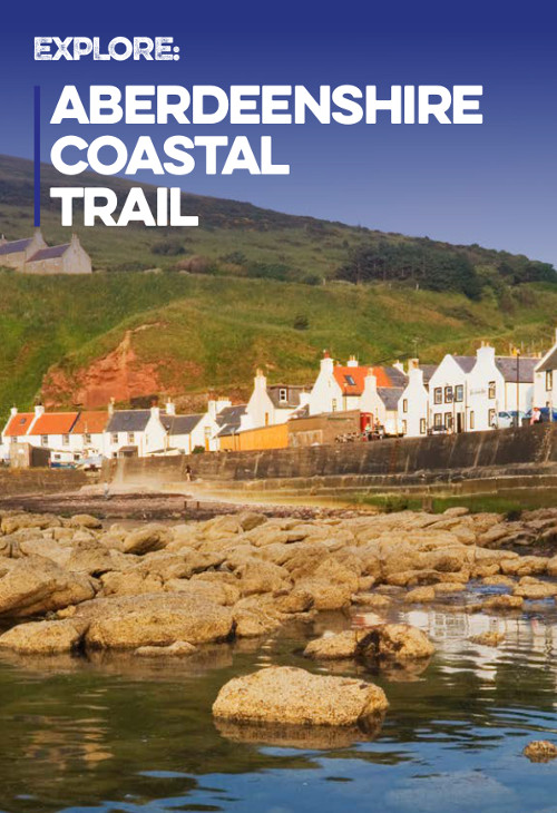 Photographic image of the cover of the Aberdeenshire coastal trail