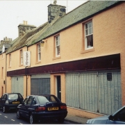 A photo of Bridge Street showing part of the old Picture House
