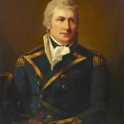Colour image of a painting of Captain George Duff in uniform