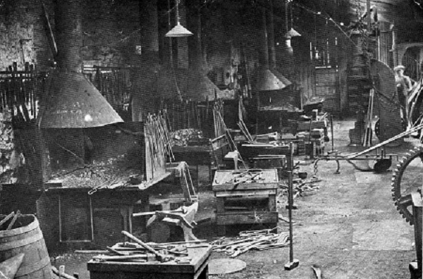 A view of the inside of Banff Foundry