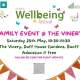 Advert for the family event at the Vinery as part of the Grampian Wellbeing Festival.