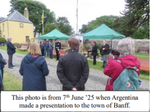 Image of an event with gazebos at Banff Castle