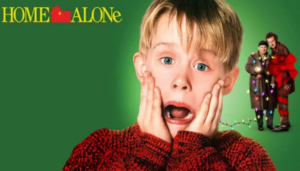 Image of main characters from the movie Home Alone