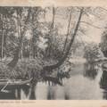 Black and white photograph of Hospital Island, River Deveron