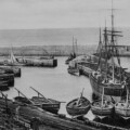 Black and White photograph of Banff Harbour
